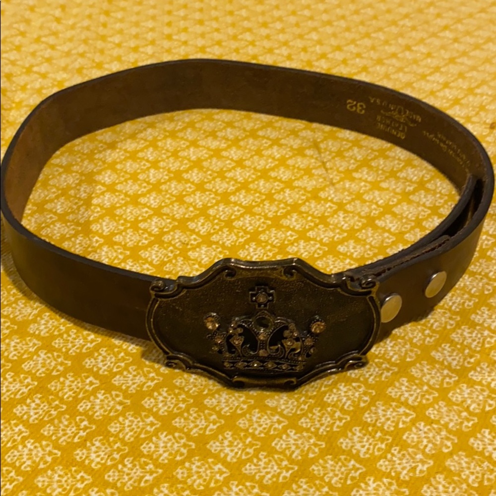Belt with 👑 Buckle